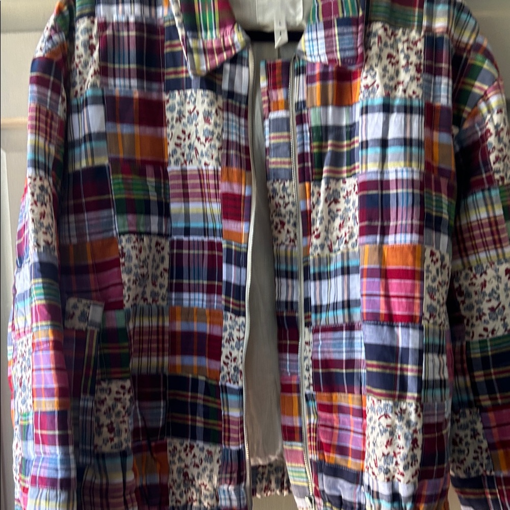 Avec Les Filles Multicolor Plaid Quilted Jacket - Picture 5 of 10